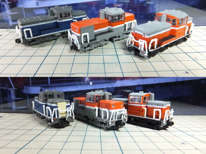 Bトレイン ディーゼル機関車 DE10 国鉄色/貨物更新赤/貨物更新青
