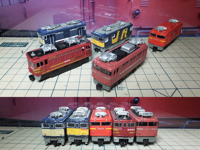 Bトレイン 変造 電気機関車 EF64 EF67 ED75 EF81